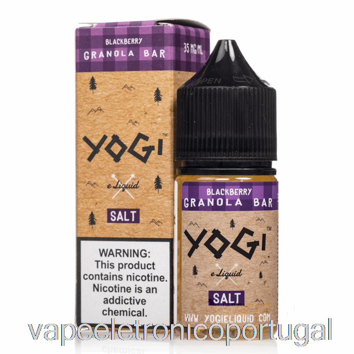 Barra De Granola Vape Eletrônico Blackberry - E-líquido De Sais De Iogue - 30ml 50mg